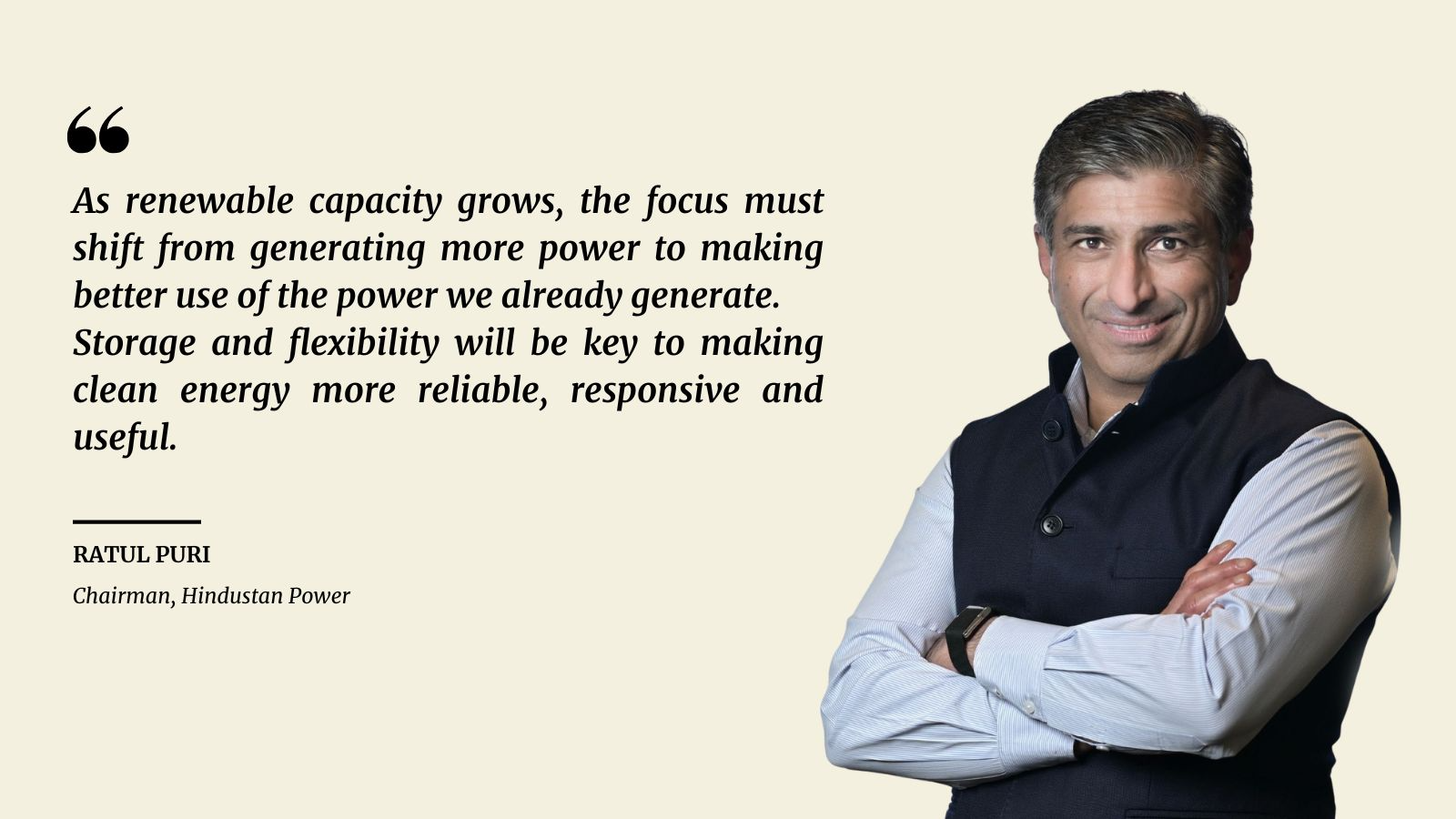 Ratul Puri Chairman’s Quote