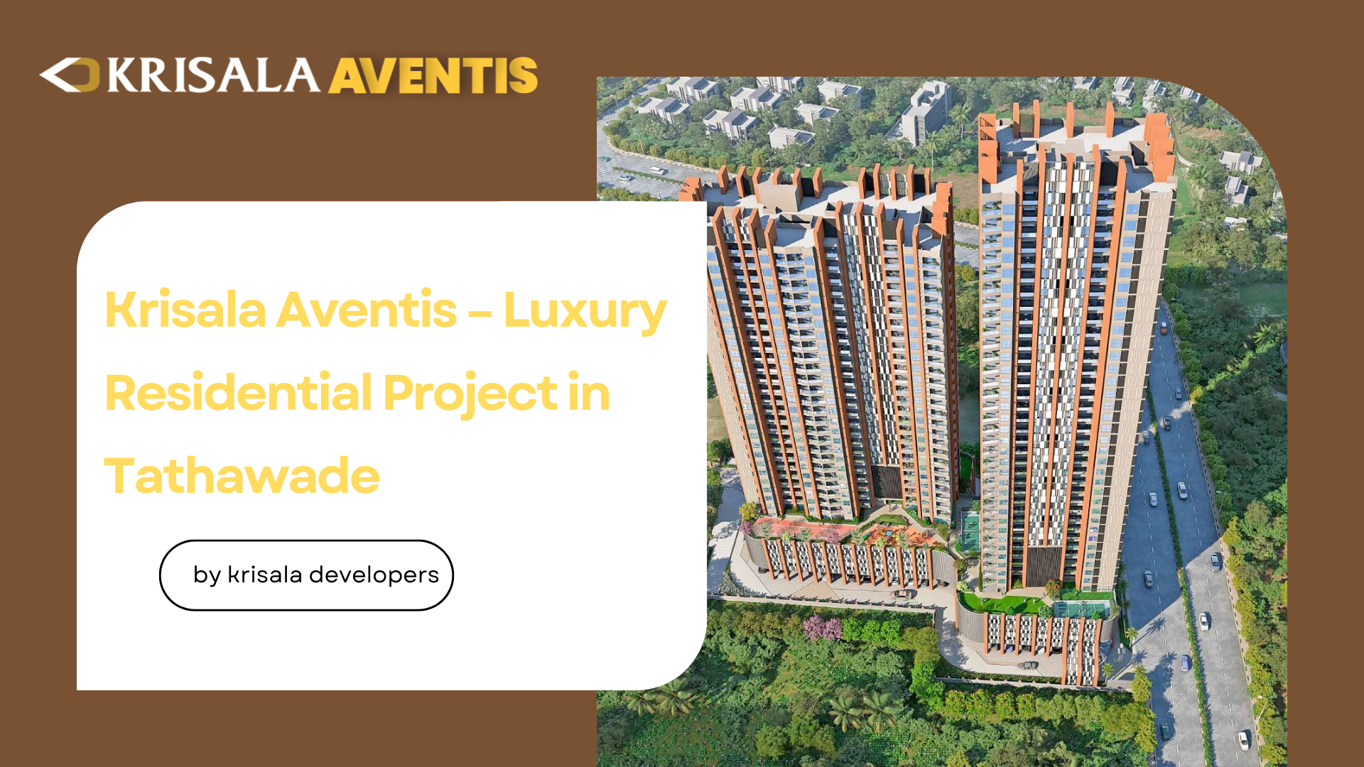 Krisala Aventis Tathawade by krisala Developers building View