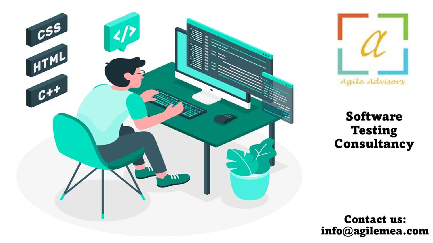 A person sitting at a computerAI-generated content may be incorrect.
