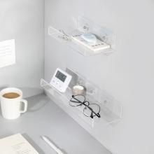 clear acrylic shelves