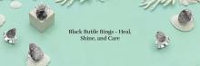 Black Rutile rings