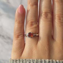 Orange Kyanite Ring
