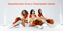 cheerleaders with cheer gears