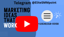 ✅Telegram: @EliteSMMPoint ✅WhatsApp: +1(636)318-0058