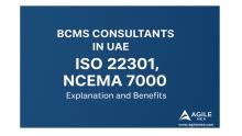 A complete guide on how organizations in the UAE can strengthen business continuity using BCMS consultants, ISO 22301 standards, and NCEMA 7000 compliance. Learn how these frameworks work together to build resilience.