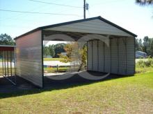 Carport with Storage Room , 3 car carport with storage