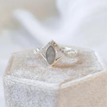 rings made with human hair, pet hair made into jewellery