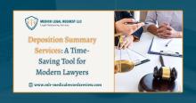 Deposition summary service
