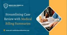 Medical billing summary service