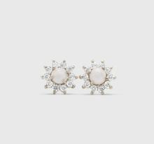 cremation stud earrings, cremation ashes earrings