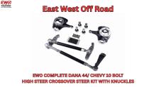 Engineer precision steering for your GM 4x4. Professional crossover system with USA-made billet arms, 1-ton strength, bolt-on no-reaming design. Upgrade today.
