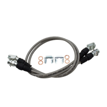 Lifted Truck Stainless Steel Braided Brake Hose Kit with Copper Washers Included