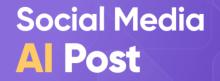 AI content generator for social media, Social media management for small business