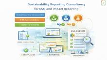Sustainability reporting consultancy illustrating ESG reporting frameworks and data driven disclosures