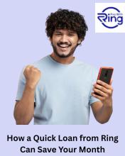 How a Quick Loan from Ring Can Save Your Month