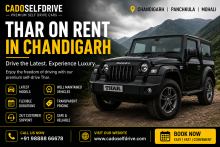 Thar on rent in Chandigarh