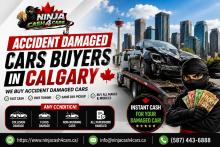 Need Accident Damaged Cars Buyers In Calgary? Ninja Cash 4 Cars buys damaged vehicles with quick payment options.