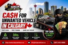 Looking for Cash For Unwanted Vehicle In Calgary? Ninja Cash 4 Cars buys unwanted cars with quick payment and free removal.