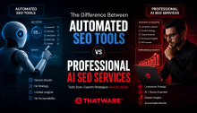 Difference Between Automated SEO Tools and Professional AI SEO Services