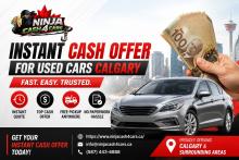 Looking for an instant cash offer for used cars Calgary? Sell your car quickly with easy quotes and same-day service.