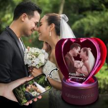  Engraved Heart 3D Crystal