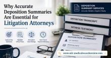deposition summary service