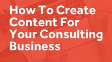 expert content crafting for consultants, best social media posts strategy for consultants