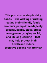 Steps to save your brain