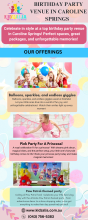 Birthday Party Venues, Venues for Parties
