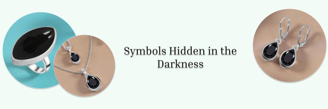 Black gemstones