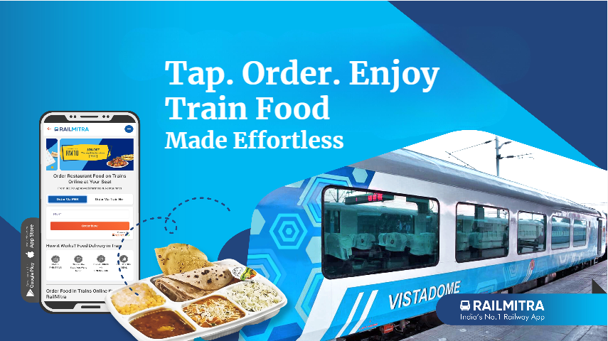 food in train,