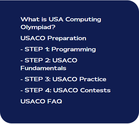 usaco preparation
