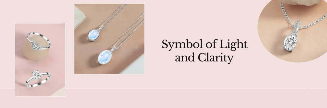 white gemstone