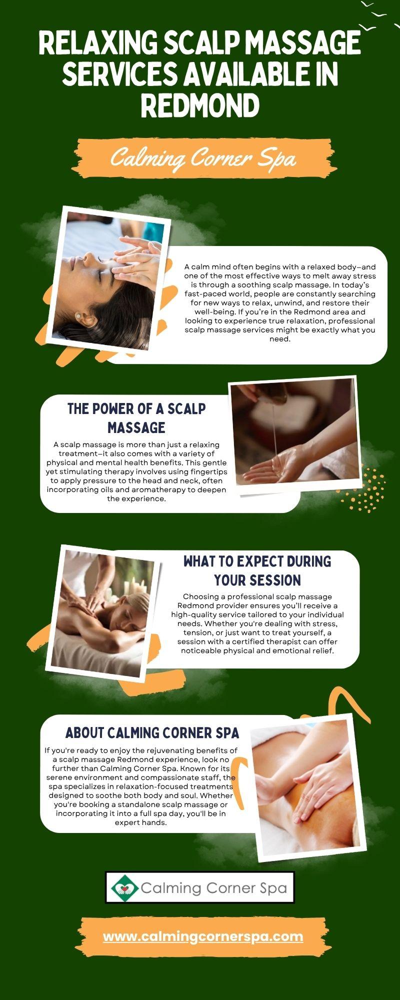 scalp massage Redmond