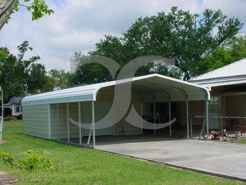 Carport with Storage Room