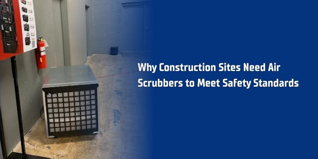 Air scrubber in construction facility