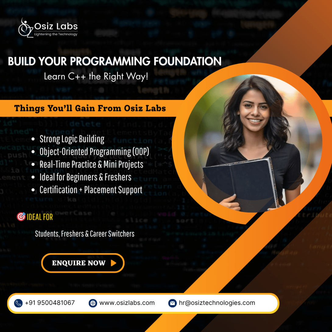 C plus plus Programming Course in Madurai