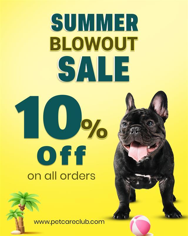  𝟭𝟬% 𝗢𝗙𝗙 on 𝗔𝗟𝗟 Pet Care Products
