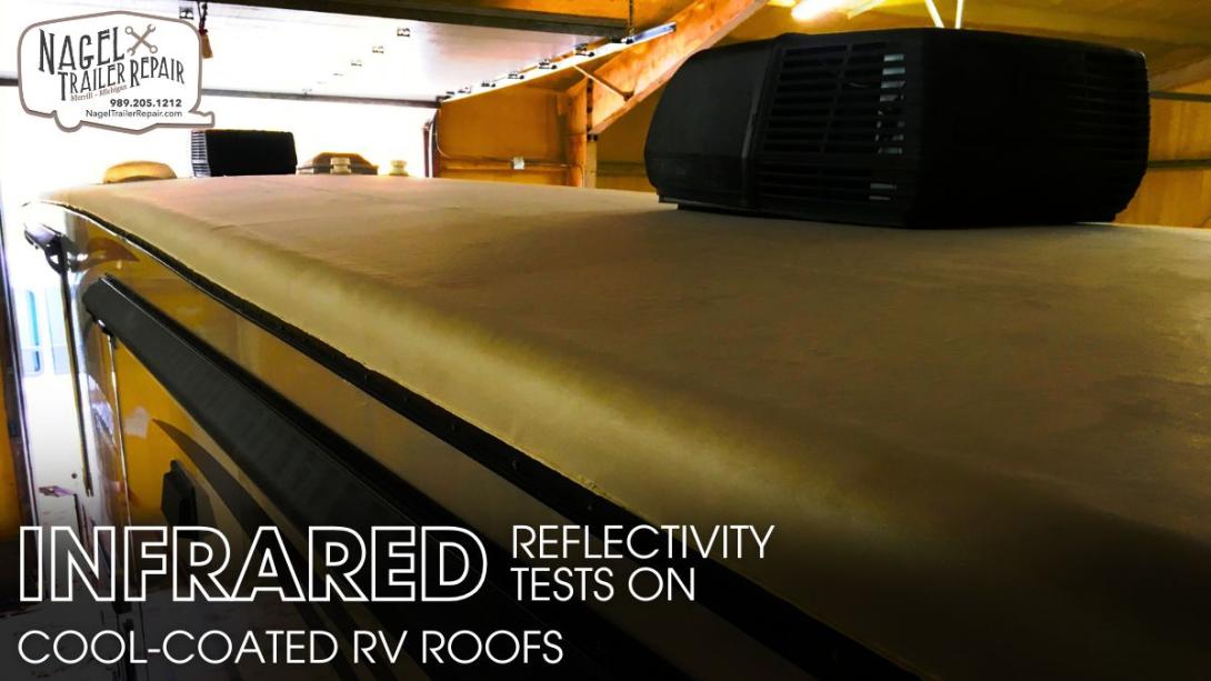 Infrared Reflectivity Tests on Cool-Coated RV Roofs