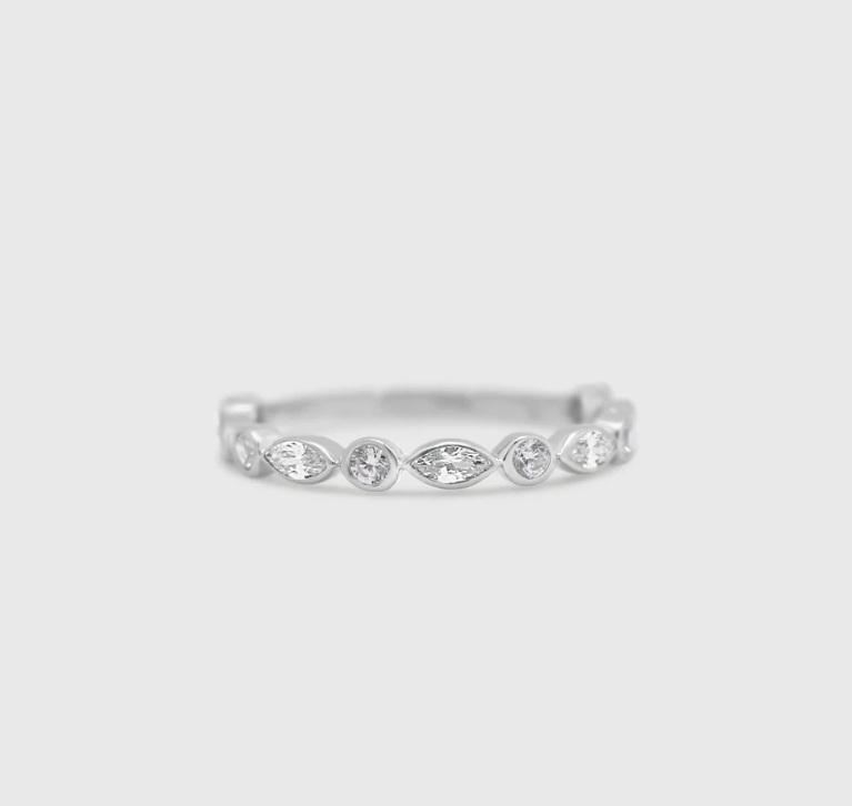 moissanite cremation ring, moissanite stone jewelry