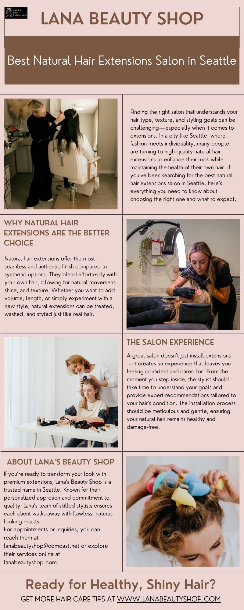 Natural hair extensions Seattle