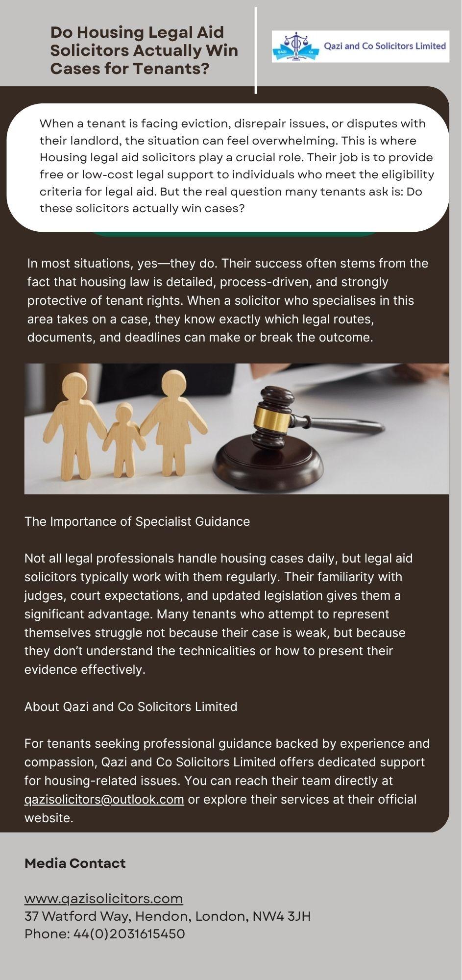 Do Housing Legal Aid Solicitors Actually Win Cases for Tenants