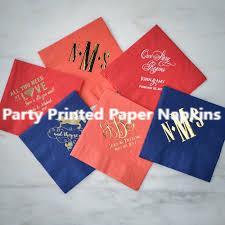 Party Printed Paper Napkins