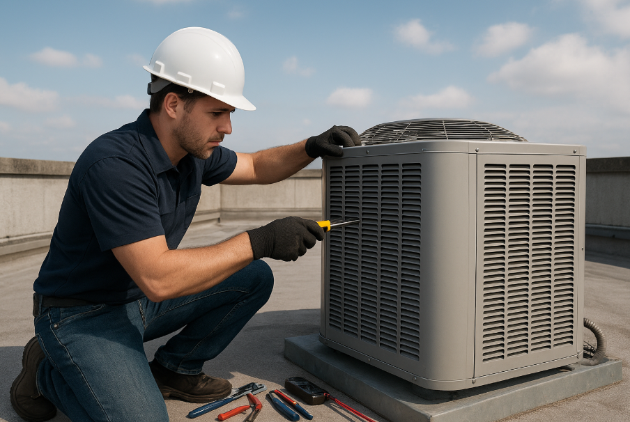 central air installation in Essex County