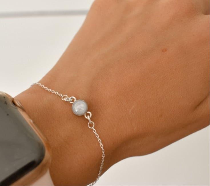 pet memorial bracelet, diamond cremation jewelry​, memorial diy kits