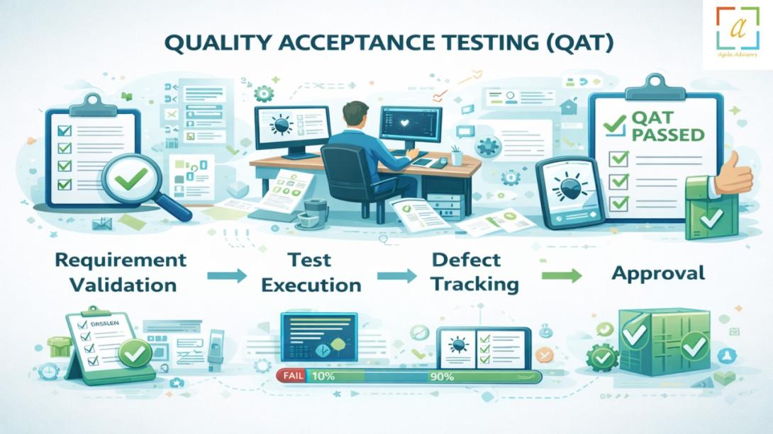 Quality Acceptance Testing QAT and software testing consultancy services help organizations deliver reliable high quality software by validating functionality performance and business readiness before release.