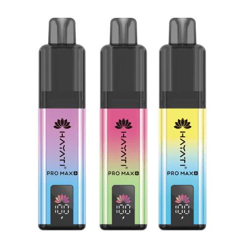 Hayati Pro Max+ 6000 Puffs Vape Kit, Hayati Pro Max 6000, 6000 puffs vape, Hayati vape kit, rechargeable vape kit, long lasting vape, mesh coil vape, draw activated vape, Hayati disposable alternative, UK vape shop
