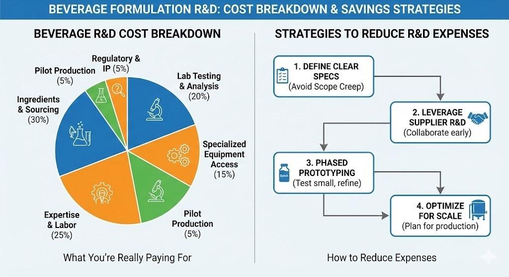 beverage formulation cost