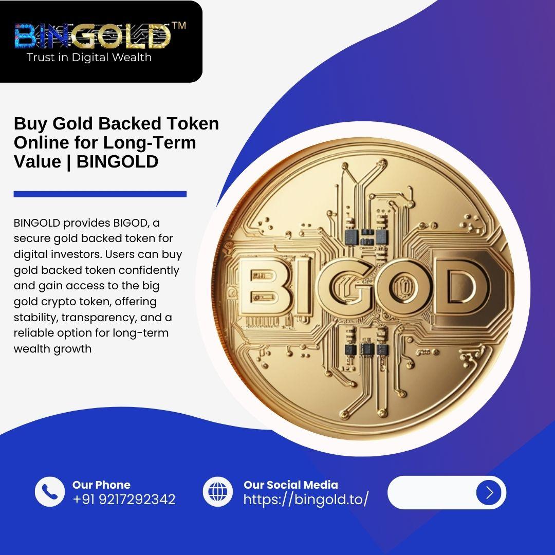 gold backed token, big gold crypto token, buy gold backed token
