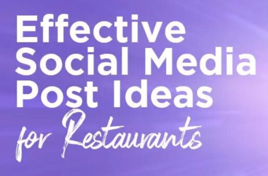Restaurant Event Social Posts, Menu Highlights Social Post Ideas